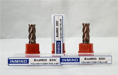 أربعة الناي لونغ ريتش الصلبة كاربايد نهاية ميلز شقة Endmill مع الأداء العالي